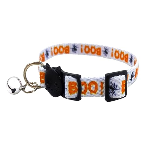 Haloppe Haustierhalsband, Halloween-Stil, für Welpen, Katzen, Fotografie, Requisite, Verkleiden, einfach zu tragen, ausgezeichnet, kein Geruch, Größe M Haloppe Haustierhalsband, Halloween-Stil, für Welpen, Katzen, Fotografie, Requisite, Verkleiden, einfach zu tragen, ausgezeichnet, kein Geruch, Größe M von Haloppe
