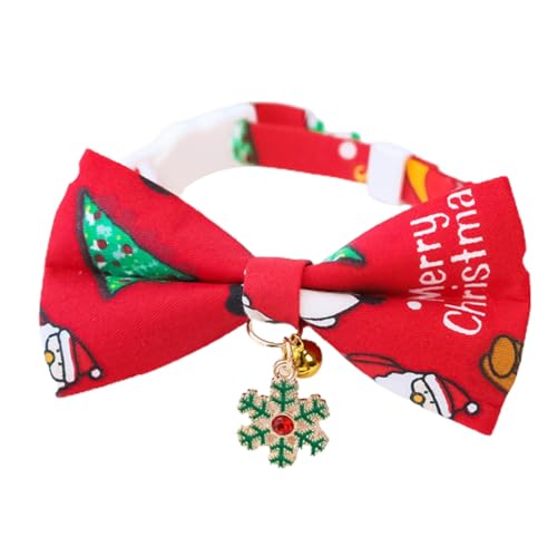Haloppe Haustierhalsband, für Welpen, Kätzchen, Schleifen mit Glöckchen, verschleißfest, weich, rot, Größe S Haloppe Haustierhalsband, für Welpen, Kätzchen, Schleifen mit Glöckchen, verschleißfest, weich, rot, Größe S von Haloppe