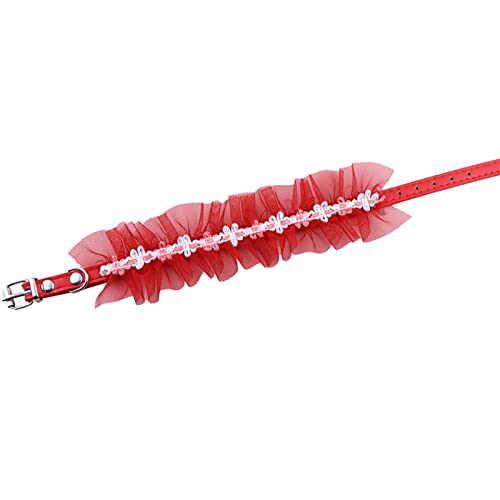 Haloppe Haustierhalsband, kreisförmig, verstellbar, Rot Haloppe Haustierhalsband, kreisförmig, verstellbar, Rot von Haloppe