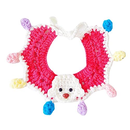 Haloppe Hunde-Schal, praktisch, für Kätzchen, Welpen, verschleißfest, Rot, Größe S von Haloppe