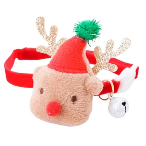 Haloppe Hundehalsband Weihnachten Breakaway Katzen Hunde Halsbänder mit Glocke mehrfarbig Grau Elch S Haloppe Hundehalsband Weihnachten Breakaway Katzen Hunde Halsbänder mit Glocke mehrfarbig Grau Elch S von Haloppe