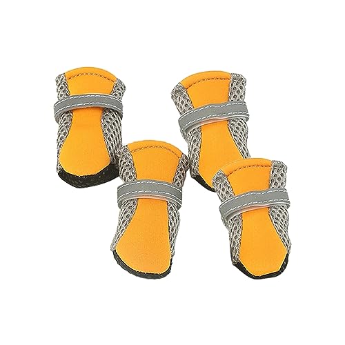 Haloppe Hundeschuhe, hautfreundlich, 4 Farben, fleckenabweisend, Orange, Größe L Haloppe Hundeschuhe, hautfreundlich, 4 Farben, fleckenabweisend, Orange, Größe L von Haloppe