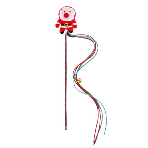 Haloppe Kätzchen-Spielzeug, Cartoon-Kätzchen, Spielzeug mit Glocke, leicht, Weihnachtsmann-Motiv Haloppe Kätzchen-Spielzeug, Cartoon-Kätzchen, Spielzeug mit Glocke, leicht, Weihnachtsmann-Motiv von Haloppe