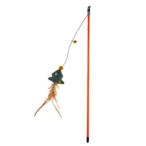 Haloppe Kätzchen-Spielzeug, feine Verarbeitung, sicher, lustiges Katzenspielzeug, Weihnachtsbaum Haloppe Kätzchen-Spielzeug, feine Verarbeitung, sicher, lustiges Katzenspielzeug, Weihnachtsbaum von Haloppe