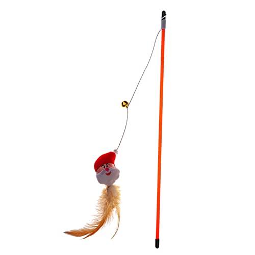 Haloppe Kätzchen-Spielzeug, feine Verarbeitung, sicher, lustiges Katzenspielzeug, Weihnachtsmann-Motiv Haloppe Kätzchen-Spielzeug, feine Verarbeitung, sicher, lustiges Katzenspielzeug, Weihnachtsmann-Motiv von Haloppe