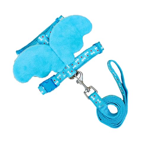 Haloppe Kaninchen-Traktionsleine, bequem, leicht, 1 Set, Engelsflügel-Dekoration, Kaninchen, verstellbarer Brustgurt, Größe S, Blau, Größe M Haloppe Kaninchen-Traktionsleine, bequem, leicht, 1 Set, Engelsflügel-Dekoration, Kaninchen, verstellbarer Brustgurt, Größe S, Blau, Größe M von Haloppe