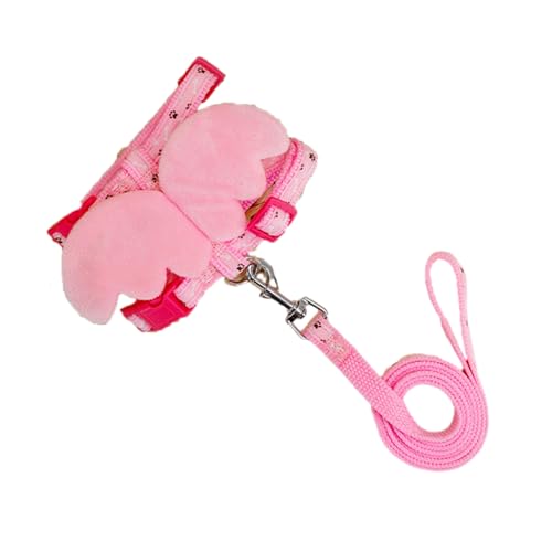 Haloppe Kaninchen-Traktionsleine, bequem, leicht, 1 Set, Engelsflügel-Dekoration, Kaninchen, verstellbarer Brustgurt, Größe S, Rosa, Größe S Haloppe Kaninchen-Traktionsleine, bequem, leicht, 1 Set, Engelsflügel-Dekoration, Kaninchen, verstellbarer Brustgurt, Größe S, Rosa, Größe S von Haloppe