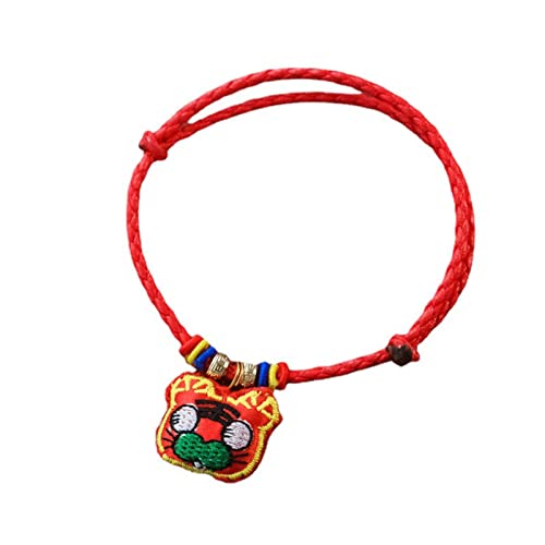 Haloppe Katzenhalsband, chinesisches Neujahrs-Katzenhalsband, roter Haustier-Anhänger, gemütlich, Haustier-Halsband 1 von Haloppe
