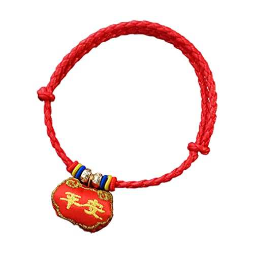 Haloppe Katzenhalsband, chinesisches Neujahrs-Katzenhalsband, roter Haustier-Anhänger, gemütlich, Haustier-Halsband 3 von Haloppe