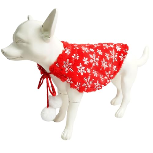 Haloppe Pet Apparel Hundeumhang-Kostüm, leicht, bequem, Rot, Größe L von Haloppe