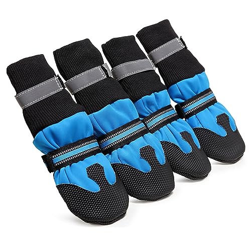 Haloppe Pet Sneakers Protection Fashion Dog Booties Stylish Blue M von Haloppe