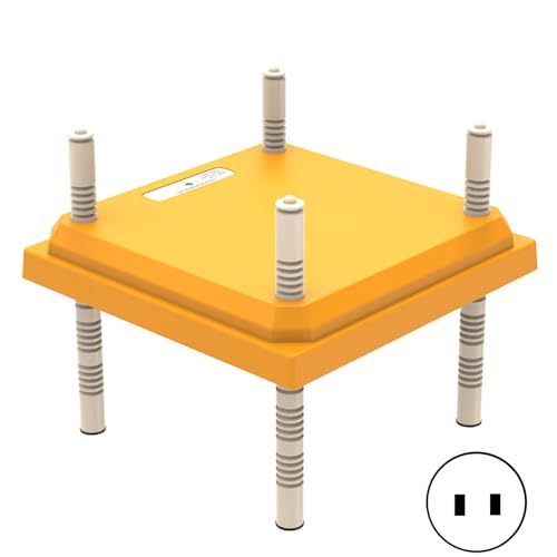 Haloppe Schnallenbein-Design, Kükenwärmer, geringer Energieverbrauch, Brutapparat. Sicher, Hier ist EIN Produkttitel für die Auflistung Einer Hühnerheizplatte mit Einstellbarer Höhe Gelb US -Ste von Haloppe