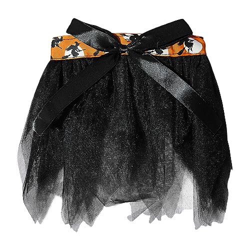 Haloppe Tutu-Kleid für Hunde, ultraleicht, Sommer, Katze, Hund, Tüllrock, Haustier-Tutu-Kleid, Schwarz, Größe M Haloppe Tutu-Kleid für Hunde, ultraleicht, Sommer, Katze, Hund, Tüllrock, Haustier-Tutu-Kleid, Schwarz, Größe M von Haloppe