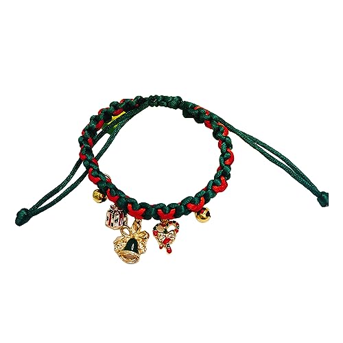 Haloppe Verstellbares Haustierhalsband Verstellbares Komfortables Haustierhalsband mit festlichem Weihnachtsdesign Perlenkette für Katzen Hunde Haustierhalsband Tinkle Bell Haloppe Verstellbares Haustierhalsband Verstellbares Komfortables Haustierhalsband mit festlichem Weihnachtsdesign Perlenkette für Katzen Hunde Haustierhalsband Tinkle Bell von Haloppe