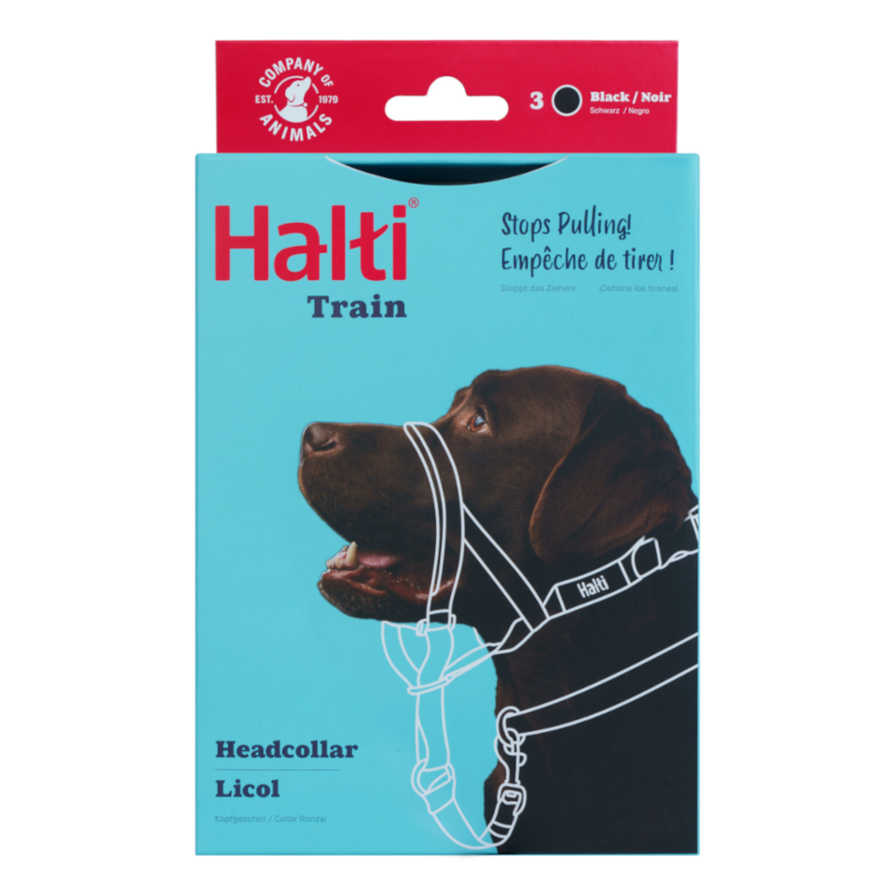 Halti Hunde-Kopfhalfter schwarz - Größe 3: Dobermann, Labrador, Setter Halti Hunde-Kopfhalfter schwarz - Größe 3: Dobermann, Labrador, Setter von Halti