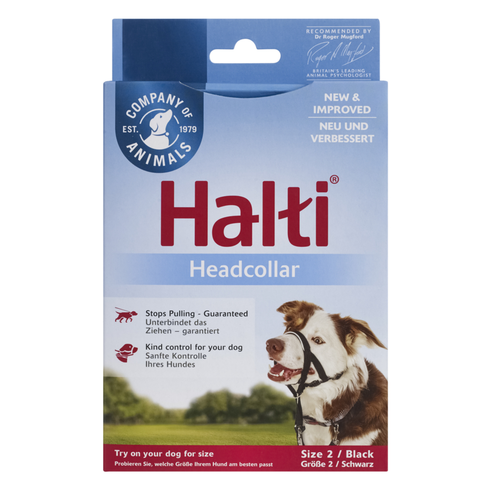 Halti Hunde-Kopfhalfter schwarz - Größe 2: Beagle, Border Collie, Pudel Halti Hunde-Kopfhalfter schwarz - Größe 2: Beagle, Border Collie, Pudel von Halti