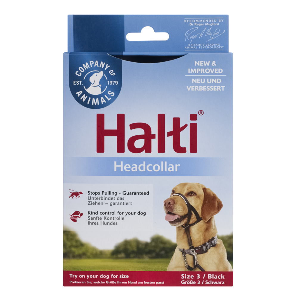 Halti Hunde-Kopfhalfter schwarz - Größe 3: Dobermann, Labrador, Setter Halti Hunde-Kopfhalfter schwarz - Größe 3: Dobermann, Labrador, Setter von Halti