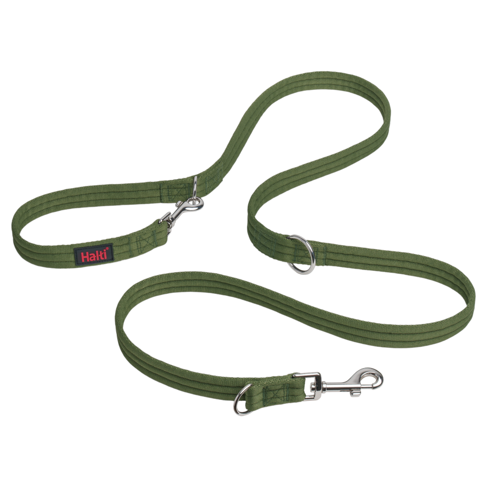Halti Trainingsleine - 140 cm lang, 15 mm breit, waldgrün Halti Trainingsleine - 140 cm lang, 15 mm breit, waldgrün von Halti