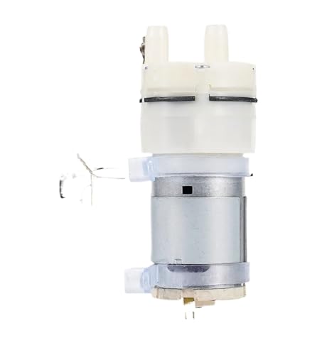 HamPaesk 1 STÜCK 2 m Mikro-Wasserpumpenmotor DC 12 V Selbstansaugende Pumpe Leise Elektrische Membranpumpe Großer Durchfluss 1,5-2 l ABS Lebensmittelqualität von HamPaesk