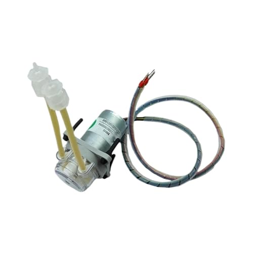 HamPaesk 1 Stück 24 V Schlauchpumpe 120 ml Bürstenloser Motor Selbstansaugende Wasserpumpe mit PWM-Drehzahlregler Modell 2838 von HamPaesk