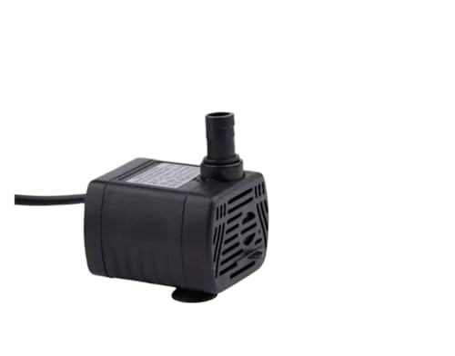 HamPaesk 1 Stück geräuscharme Brunnenwasserpumpe – Tauchpumpe, 3 W Gleichstrom, 200 l/h Durchfluss, Robustes ABS-Gehäuse von HamPaesk