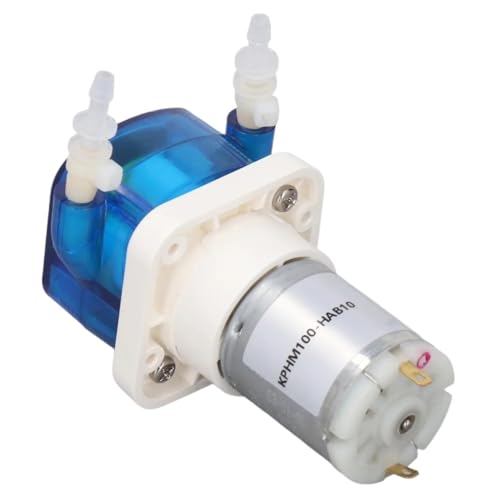 HamPaesk 1 stück 12 V 24 V Schlauchpumpe 180 ml Pro Minute 6 Watt Selbstansaugende Flüssigkeitsdosierung for Labor(12V) von HamPaesk