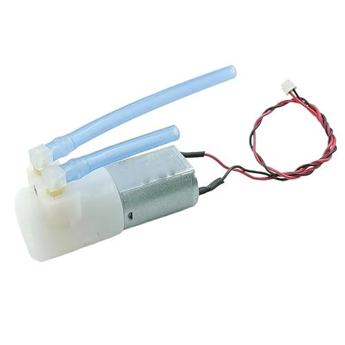 HamPaesk 1 stück 130 Schlauchpumpe DC 3 V 3,7 V 5 V 6 V Micro selbstansaugende Wasserpumpe Boden Washer Kehrroboter Pumpe(Model B) von HamPaesk