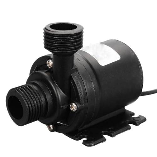 HamPaesk 1 stück DC 12 V/24 V Wassertransferpumpe wasserdichte Immersion 800L/h Bürstenloser Motor for Kühlsystem Brunnen Heizung(24v) von HamPaesk