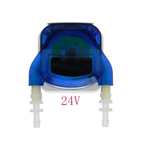 HamPaesk 1 stück DC 12 V 24 V Kleine Peristaltische Dosierpumpe Micro selbstansaugende Stumm Flüssigkeit Wasser BPT Schläuche for Labor(Peristaltic Pump 24V) von HamPaesk