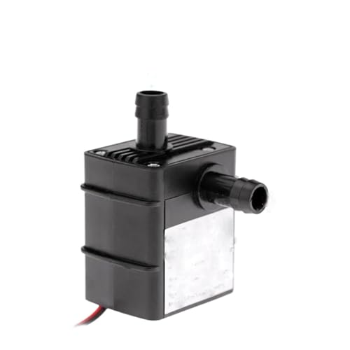 HamPaesk 1 stück DC 12 V 24 V Wasserpumpe 4,8 W 240L/H Durchflussrate wasserdichte bürstenlose Pumpe Mini-Wasserfilter Aquarium Brunnenpumpe von HamPaesk