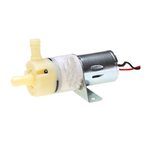 HamPaesk 1PC 370 Wasserpumpe DC 7,4 V 12 V selbstansaugende Membranpumpe 3 Meter Hubsaugpumpe großer Durchfluss 1L/m for Wasserspender von HamPaesk
