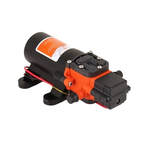 HamPaesk 1pc 40PSI 12V/24V Marine Wasserpumpe Membran Selbstansaugende Boot Zubehör Duschen Toiletten Transfer Motor for RV Caravan(12V) von HamPaesk