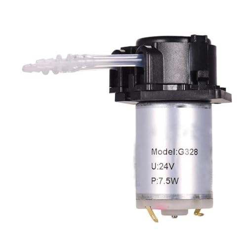 HamPaesk 1pc DC 24V Dosierung Pumpe Peristaltische Wasser Flüssigkeit Rohr Kopf Selbstansaugende Funktion for Aquarium von HamPaesk
