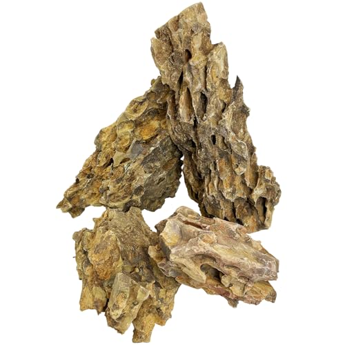 Hamiledyi 4 Stück natürliche Aquarium-Steine, 15,2 cm bis 22,9 cm, Drachenstein, Aquarium-Dekoration, Felsen, Aquascape Felsen, Landschaftsbau, Modell für Aquarien, Terrarien, Vivarien Hamiledyi 4 Stück natürliche Aquarium-Steine, 15,2 cm bis 22,9 cm, Drachenstein, Aquarium-Dekoration, Felsen, Aquascape Felsen, Landschaftsbau, Modell für Aquarien, Terrarien, Vivarien von Hamiledyi