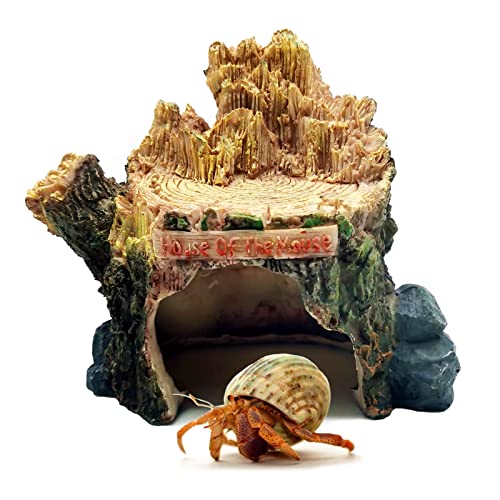 Hamiledyi Aquariumdeko/Versteck für Reptilien, Höhle und Fische, Kunstharz von Hamiledyi