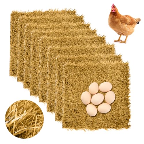 Hamiledyi Hühner-Nistunterlagen, 30,5 x 30,5 cm, Kunstrasenteppich, waschbar, Hühnerstall, Bettwäsche, Liege, Garten, Rasen, Innen- und Außenbereich, Bettwäsche für Huhn, Henne, kleine Haustiere, Hamiledyi Hühner-Nistunterlagen, 30,5 x 30,5 cm, Kunstrasenteppich, waschbar, Hühnerstall, Bettwäsche, Liege, Garten, Rasen, Innen- und Außenbereich, Bettwäsche für Huhn, Henne, kleine Haustiere, von Hamiledyi