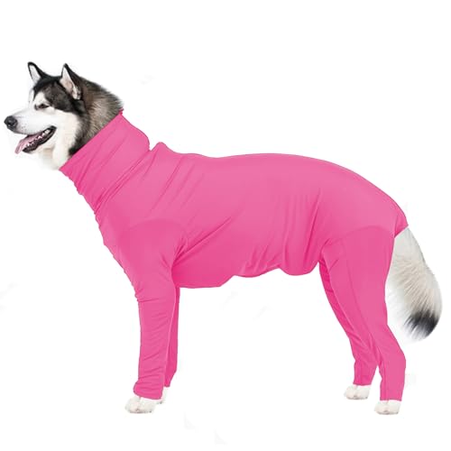 Hamiledyi Hunde-Einteiler, Anti-Lecken, chirurgischer Genesungsanzug für Hunde, Alternative nach Operationen, Hundeausfallanzug für weibliche und männliche Neuter-Hunde, Claming-Pyjama, Rosa, Größe Hamiledyi Hunde-Einteiler, Anti-Lecken, chirurgischer Genesungsanzug für Hunde, Alternative nach Operationen, Hundeausfallanzug für weibliche und männliche Neuter-Hunde, Claming-Pyjama, Rosa, Größe von Hamiledyi
