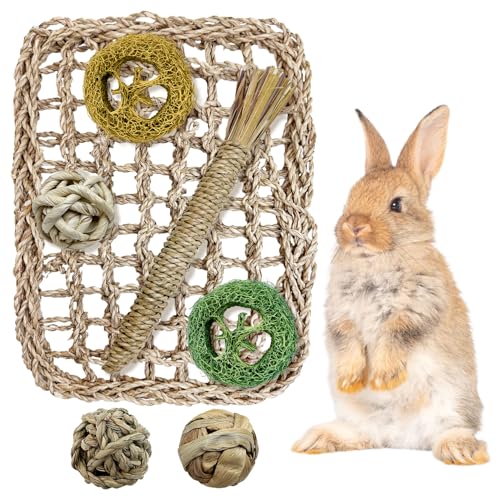 Hamiledyi Kaninchen, Seegras, Aktivitätsmatte, Hasenspielzeug, hängendes Kaninchen-Kauspielzeug für Zähne, Kaninchen, Anreicherung, Spielzeug, Seegras-Schutzmatte, Kleintierspielzeug für Chinchilla Hamiledyi Kaninchen, Seegras, Aktivitätsmatte, Hasenspielzeug, hängendes Kaninchen-Kauspielzeug für Zähne, Kaninchen, Anreicherung, Spielzeug, Seegras-Schutzmatte, Kleintierspielzeug für Chinchilla von Hamiledyi