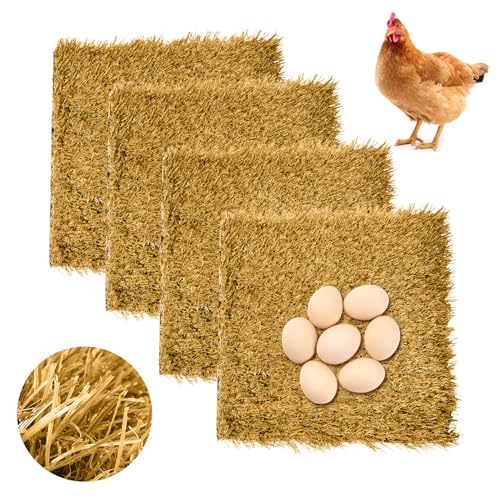 Hamiledyi Nistkissen für Hühner, Kunstrasen, Teppich, Kunstrasen, Matte, 30,5 x 30,5 cm, waschbar, Hühnerstall, Bettwäsche, Liege, Garten, Rasen, Innen- und Außenbereich, Bettwäsche für Huhn, kleine Hamiledyi Nistkissen für Hühner, Kunstrasen, Teppich, Kunstrasen, Matte, 30,5 x 30,5 cm, waschbar, Hühnerstall, Bettwäsche, Liege, Garten, Rasen, Innen- und Außenbereich, Bettwäsche für Huhn, kleine von Hamiledyi
