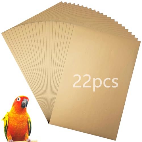 Hamiledyi Vogel-Kiespapier, spezieller Sandeinsatz für Papageienkäfig, Kiespapiermatte, 43,2 x 27,9 cm, Einweg-Kissen für Vögel, Sittiche, Wellensittiche, 22 Stück Hamiledyi Vogel-Kiespapier, spezieller Sandeinsatz für Papageienkäfig, Kiespapiermatte, 43,2 x 27,9 cm, Einweg-Kissen für Vögel, Sittiche, Wellensittiche, 22 Stück von Hamiledyi
