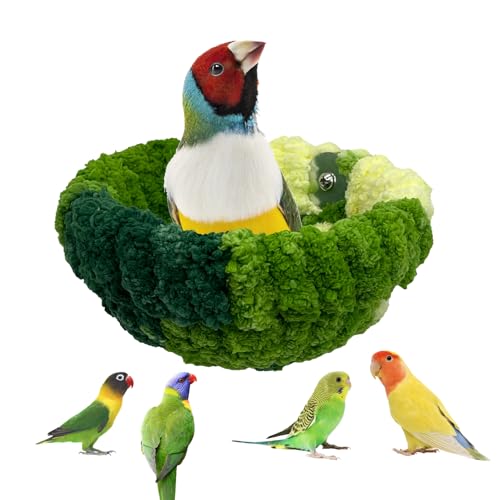 Hamiledyi Vogelnest Warmes Kuschelhütte Vogelbett Flauschiges Vogelschlafbett Papageiennest Hängematte Vogelhaus Plüsch Kuschel Vogelhängematte für Sittiche Nymphensittiche Sittiche Sitti Hamiledyi Vogelnest Warmes Kuschelhütte Vogelbett Flauschiges Vogelschlafbett Papageiennest Hängematte Vogelhaus Plüsch Kuschel Vogelhängematte für Sittiche Nymphensittiche Sittiche Sitti von Hamiledyi