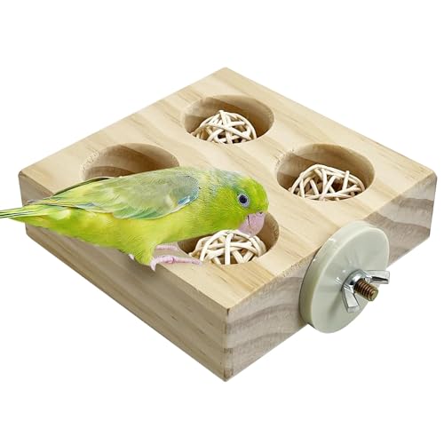 Hamiledyi Vogelspielzeug für Papageien, natürliches Holz, Kauspielzeug, Sittich, Hängespielzeug, Papageienkäfig, Beißspielzeug, Holzplattform, Futterstation, Training, Futtersuche für Unzertrennliche, Hamiledyi Vogelspielzeug für Papageien, natürliches Holz, Kauspielzeug, Sittich, Hängespielzeug, Papageienkäfig, Beißspielzeug, Holzplattform, Futterstation, Training, Futtersuche für Unzertrennliche, von Hamiledyi