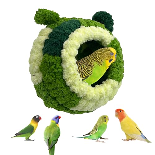 Hamiledyi Warmes Vogelnest, kuschelig, Vogelbett, flauschiges Vogelschlafbett, Papageiennest, Hängematte, Vogelhaus, Plüsch, kuschelige Vogelhängematte für Sittiche, Nymphensittiche, Sittiche, Hamiledyi Warmes Vogelnest, kuschelig, Vogelbett, flauschiges Vogelschlafbett, Papageiennest, Hängematte, Vogelhaus, Plüsch, kuschelige Vogelhängematte für Sittiche, Nymphensittiche, Sittiche, von Hamiledyi