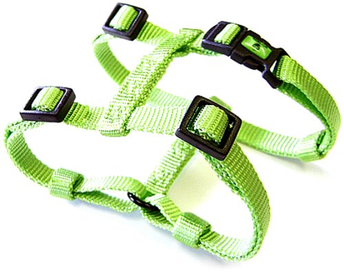 Hamilton Adjustable Comfort Nylon Dog Harness, Lime Green, 5/8" x 12-20" von Hamilton