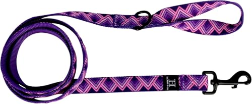 Hamilton Hundeleine aus Nylon, 2,5 cm breit, violettes Dreiecksband, Größe M/L, 1,8 m Hamilton Hundeleine aus Nylon, 2,5 cm breit, violettes Dreiecksband, Größe M/L, 1,8 m von Hamilton