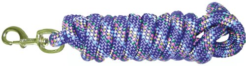 Hamilton Poly-Leine mit Bolzenverschluss, Violettes Konfetti-Muster, 1,6 cm dick x 3 m lang von Hamilton