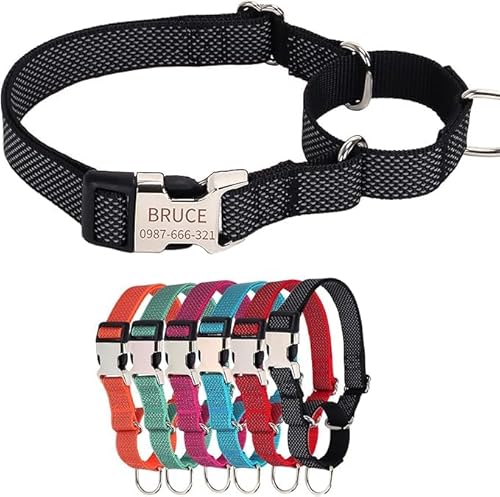 Maßgeschneidertes Hundehalsband-Leinen-Set, reflektierende Gravur Name/Nummer, benutzerdefiniertes Namensschild, Hundehalsband, Anti-Verlust bei Nacht, verstellbar für kleine, mittelgroße und große Maßgeschneidertes Hundehalsband-Leinen-Set, reflektierende Gravur Name/Nummer, benutzerdefiniertes Namensschild, Hundehalsband, Anti-Verlust bei Nacht, verstellbar für kleine, mittelgroße und große von Handimake