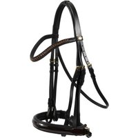 Hans Melzer Horse Equipment Hans Melzer Kandare Krusemark schwarz/braun messing LACK Pony Hans Melzer Horse Equipment Hans Melzer Kandare Krusemark schwarz/braun messing LACK Pony von Hans Melzer Horse Equipment