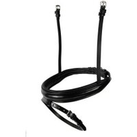 Hans Melzer Horse Equipment Hans Melzer Reithalfter breit englisch kombiniert schwarz unterlegt WB (Warmblut) von Hans Melzer Horse Equipment