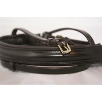 Hans Melzer Horse Equipment Hans Melzer Reithalfter standard schwedisch kombiniert braun/messing WB (Warmblut) von Hans Melzer Horse Equipment